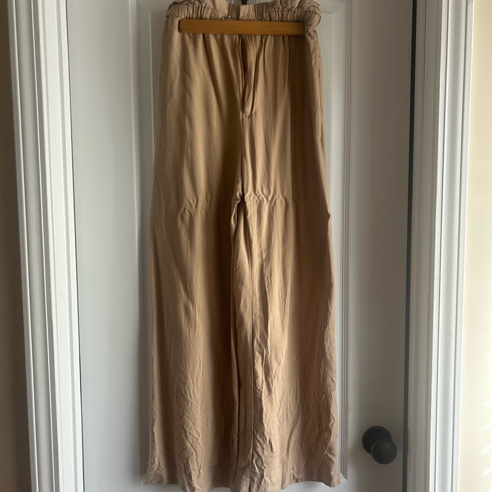 Forever 21 Tan Wide Leg Pants